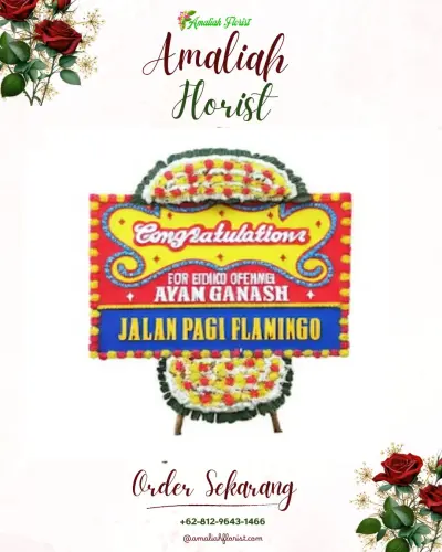 Bunga Papan Congratulation di Perumnas Way Kandis